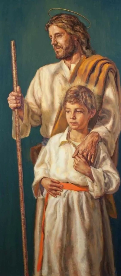 przemek-zkielc - Rzadki obraz przedstawiający Jezusa ze swoim maloletnim prowokatorem...