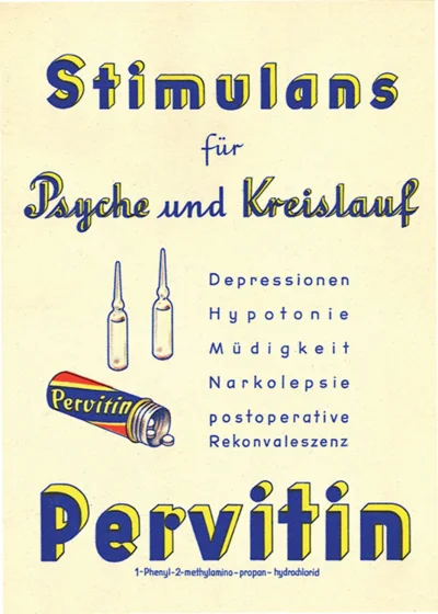 lewakteofil - Reklama niemieckiej metamfetaminy z 1938 roku.