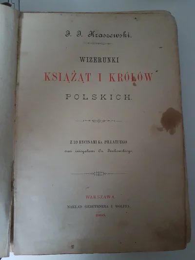 CWhitePL - Hej, 
Narzeczona po swojej babci dostała taka książkę: J.J Kraszewski - Wi...