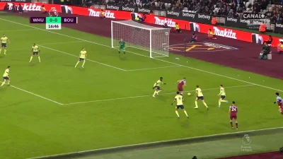 S.....T - Mark Noble, West Ham [1]:0 Bournemouth
#mecz #golgif #premierleague #westh...