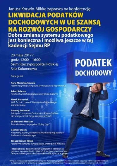 tylkowielkanocny - Uuu, całkiem fajna konferencja się szykuje. Nawet Godfrey Bloom pr...