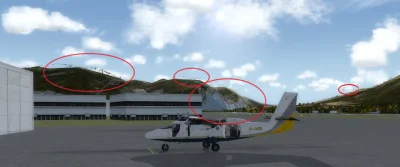 newerty - Mircy jak się pozbyć w P3Dv3 takich kwiatków jak na screenie? Suwaki scener...