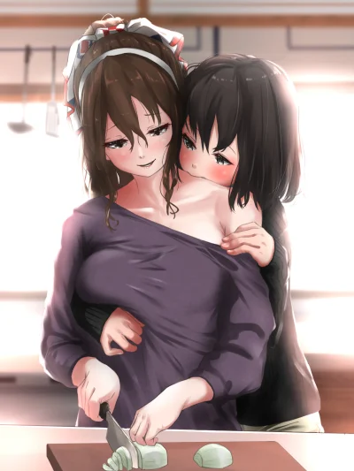 Azur88 - #randomanimeshit #anime #kantaicollection #ashigara #haguro #yuri