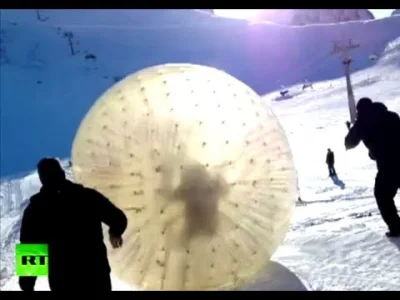 Czupakabra82 - Tutaj z kolei już bardziej ekstremalny zorbing po rosyjsku:
SPOILER