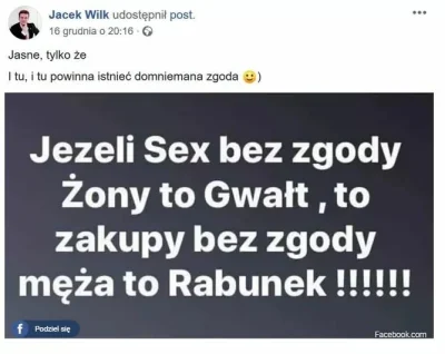 rzuberbozy - Jacek Wilk to knur wcześniej reprezentujący m.in. KNP czy Kukiz'15, obec...
