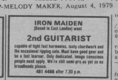 Zodiaque - #ironmaiden #heavymetal #historiamuzyki 

 August 4, 1979, Iron Maiden, a...
