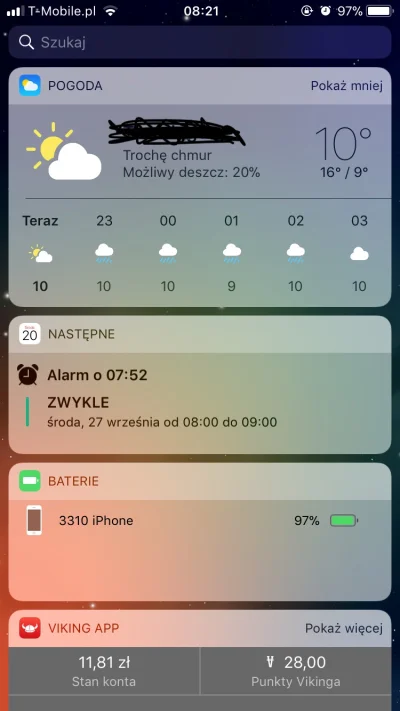 szukam_cebul - Widżet pogody u was też szwankuje po aktualizacji #iphone do #ios11?

...