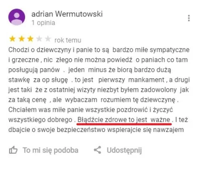 mirko_KroKop - Opinia klienta na Google Maps dot. jednej z okolicznych agentur. Trosz...