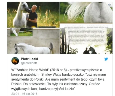 szurszur - Tak samo jak zniszczono prestiż polskich hodowli szlachetnych koni niszczy...
