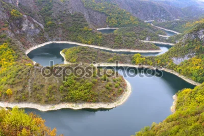 glutaminian - Rzeka Uvac w Serbii