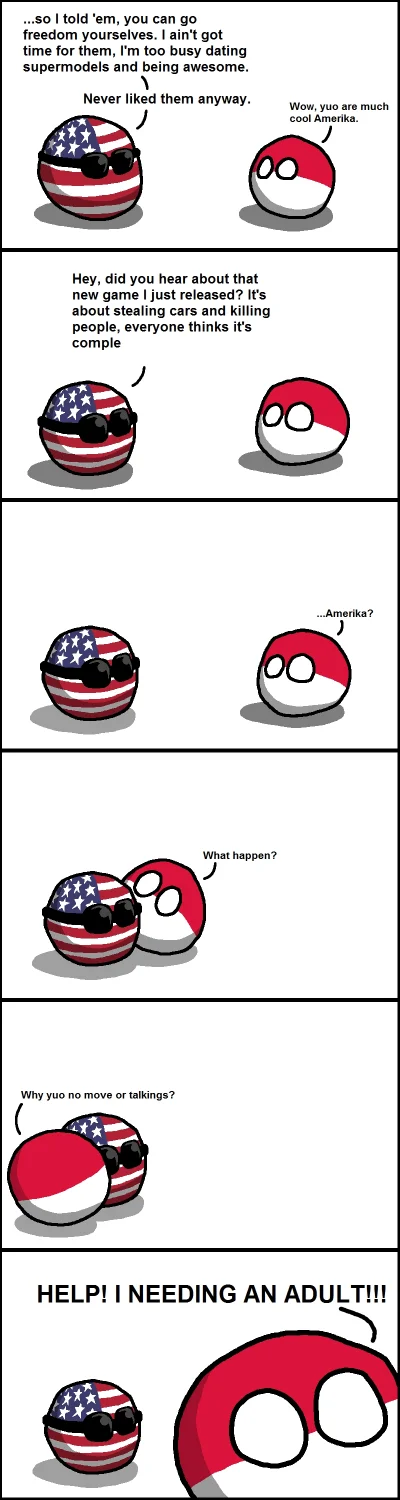 Cezetus - #polandball #humorobrazkowy #usa #redditaledobre