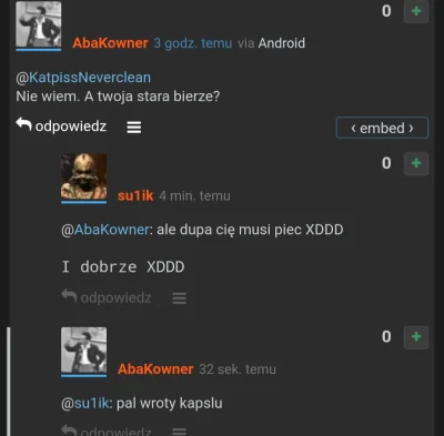 venividi - @KatpissNeverclean: Spruł się jak stare kalesony XD