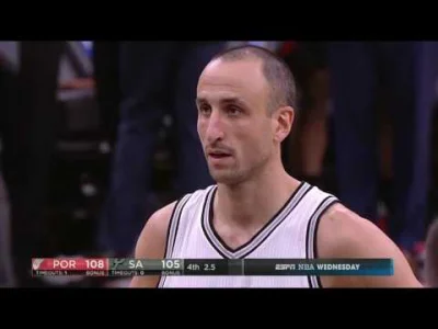 przemomemoo - A tu taka podobna sytuacja z tego sezonu. Manu Ginobli też miał spudłow...