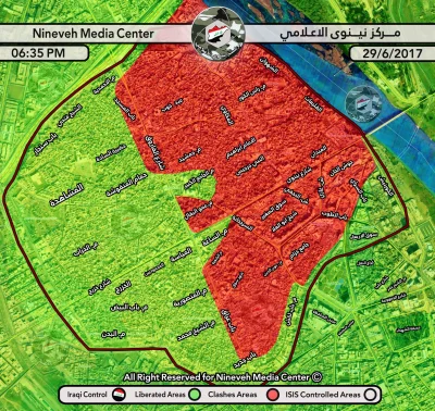 R.....7 - Old City of West Mosul

ISIS kontroluje 1/2 Starego Miasta

ISF,PMU,CTF...