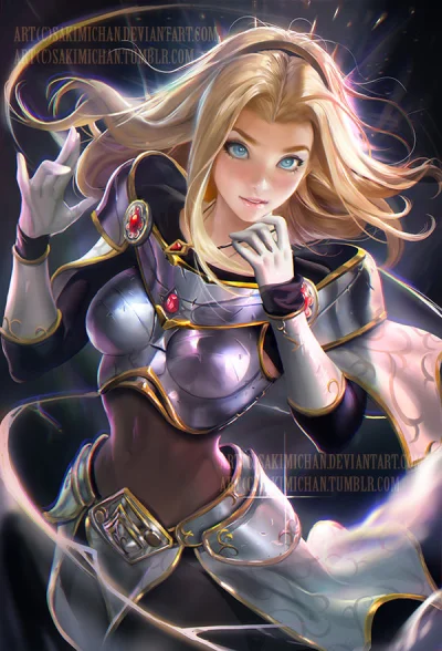 M.....n - #randomanimeshit #leagueoflegendsart #animeart #lux #anime