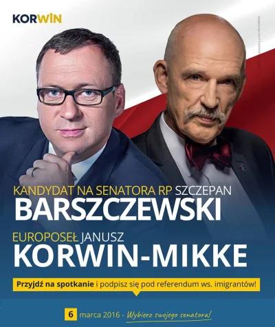 A.....o - Zapraszam na cykl spotkań wyborczych z Januszem Korwin-Mikke i Szczepanem B...