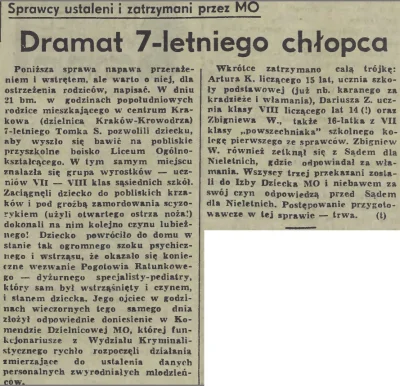 kontrowersje - Krakowska #patologia 40 lat temu
#krakow #patologiazewsi #1976 #dzien...