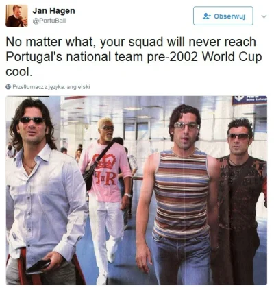 Clermont - @PomelumLelum: A co powiesz na reprezentację Portugalii A.D. 2002?