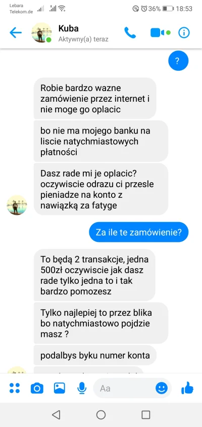 Bakardi - Mirki uważajcie przed chwilą ktoś się włamał na fb mojego kolegi i próbował...