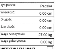 b.....6 - Mikroby. Zamówiłem kuriera i w liście przewozowym mam wymiary 0/0/0. Na str...