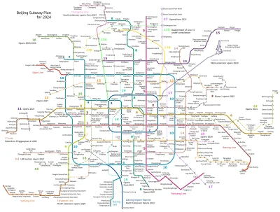 yarex - plan metra w Pekinie (ʘ‿ʘ)
#ciekawostki #metro