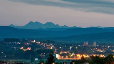 Komaryt - Widok z Warzyc na Tatry, nie przypomina Wam to legendarnego już plakatu Kra...