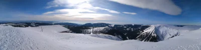 pawelJG - Widok na Obri Dul ze Śnieżki. 
Piździło dziś na szczycie nieziemsko :) 
#ka...