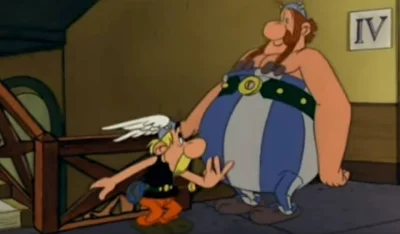Mawak - W "Dwunastu pracach Asteriksa" Asterix mówiąc Obelixowi, że są na czwartym pi...