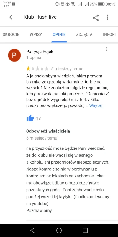 zbiq77 - @CzerwonyIndyk: właściciel prostak jakich mało. Kolejny kwiatek. Odgraża się...