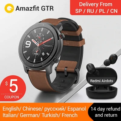 Prostozchin - >> Smartwach Xiaomi Amazfit GTR 47mm z GPS << ~481 zł z wysyłką z Polsk...