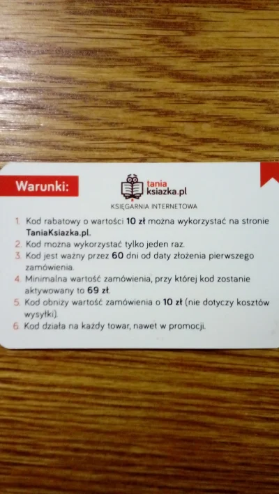 kingapal - Mirki mam do oddana kupon rabatowy do księgarni taniaksiazka.pl. Kupon jes...