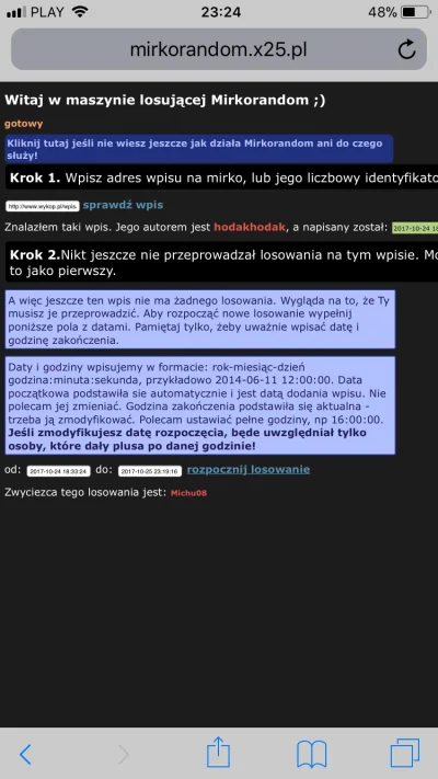 hodakhodak - @Michu08 wychodzi na to ze wygrałeś. Skontaktuj się ze mną na PW. (Już m...