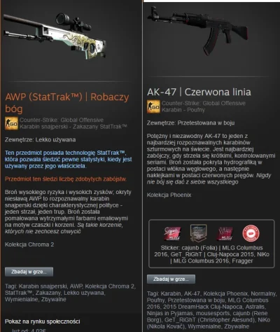 GALsoon - #csgotrade #csgo
Sprzedam kałaszka za 12zł, awp za dyszkę (mBANK)
Zrobiłe...