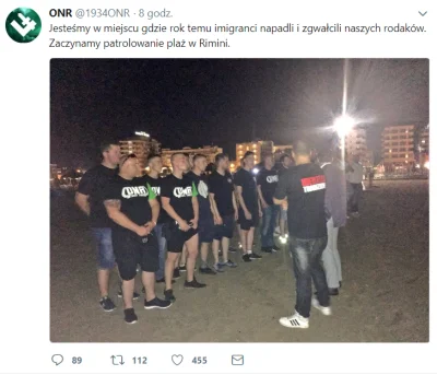 r.....y - Wieczorny wypad na plażę w męskim gronie. Myślicie, że członkowie ONR dość ...