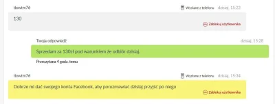 E.....e - Coś czuć że pan mnie chcieć wydymać ( ͡º ͜ʖ͡º)

#heheszki #olx