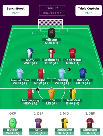 NoMercyMan - Co myślicie?
#fpl #pokazsklad #premierleague