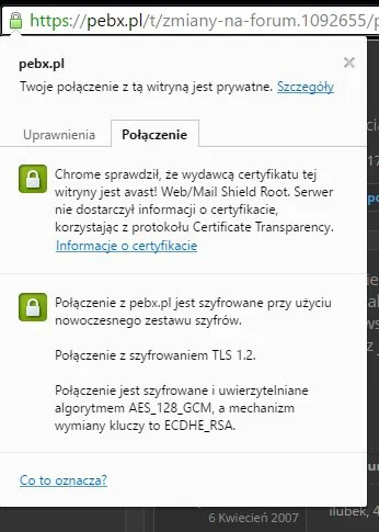 goblin21 - > zarówno chrome jak i IE mi zgłaszają problem z SSL

@gwynebleid: U mni...