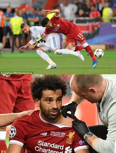 pimpirimpi - Chyba nie wszyscy ogarneli, ale Ramos trzymał Salaha za prawą rękę, a te...