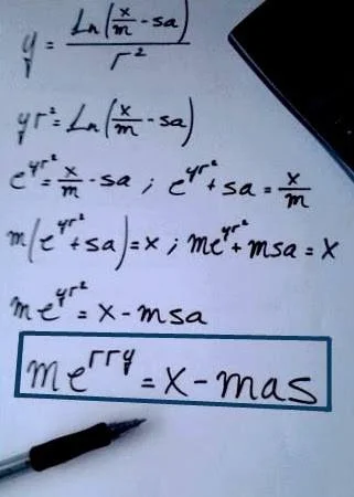 scyth - No to wesołych świąt Bożego Narodzenia - matematycznie!



SPOILER
SPOILER


...