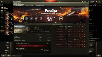 muchol1 - człowiek się stara ale bitwy sam nie wygra :( #bojowkat67 #wot #worldoftank...