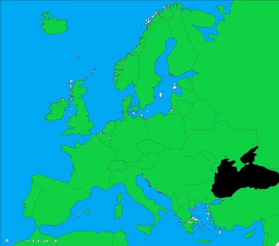 k.....6 - Moja opinia: 
- zielone: lądy
- białe: mniejsze lądy
- niebieskie: wody
...