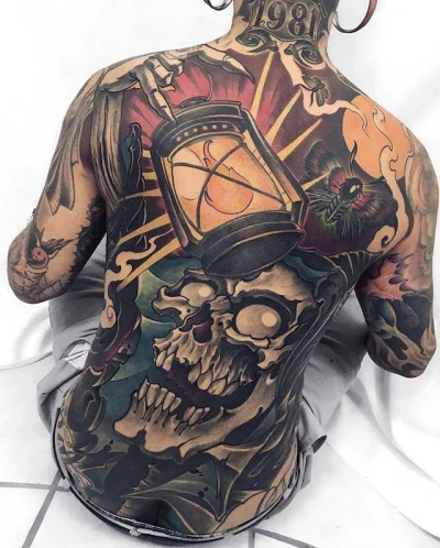dechado - #tattooboners #tattoo 

artysta: EL FIBS