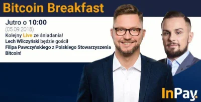 InPay - @InPay: Kolejny Live już jutro o 10! Lech Wilczyński i Filip Pawczyński, poru...