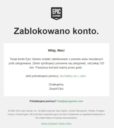 Wextor - Codziennie rano przychodzi mi mail który mi oznajmia że moje konto zostało z...