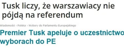 Pshemeck - Pójdą, ale nie będą głosować na bandę ryżego :)

#polityka #eurowybory2014...