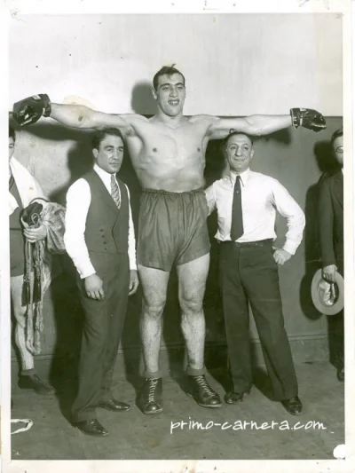 Dziki_Odyniec - Primo Carnera (1906 - 1967), definicja naturalnego ciężkiego boksera....