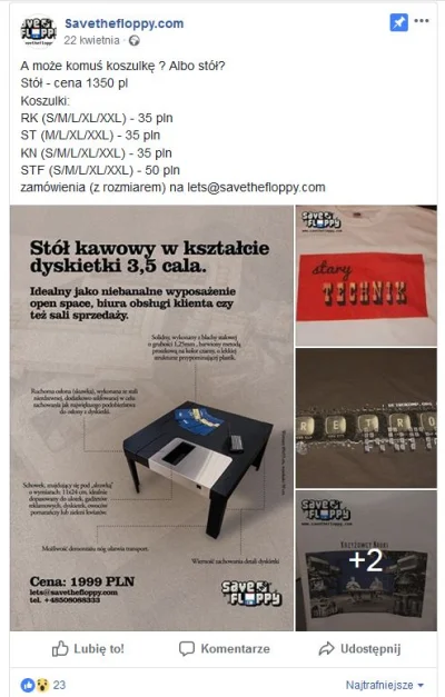 szajba7 - Mignęło mi niedawno na FB - 1350 złotych muszelek - https://www.facebook.co...