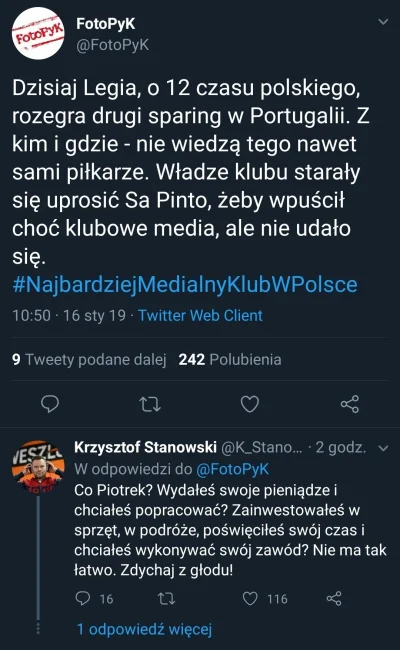 rpiro - Uwielbiam kiedy dziennikarze sportowi sądzą, że to wszystko jest po to, aby o...