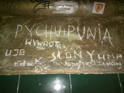 g4rin - @SuperPunia: Punia, ostatnio w toaletowych napisach jednego z barów znalazłem...
