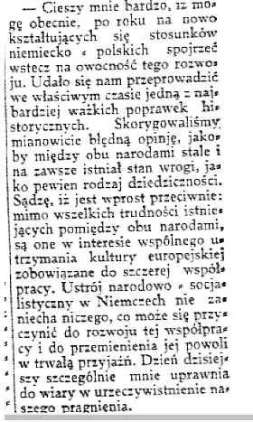 Pete35 - Gazeta Polska 1935 rok, fragment wywiadu z Kanclerzem Adolfem Hitlerem - 4 l...